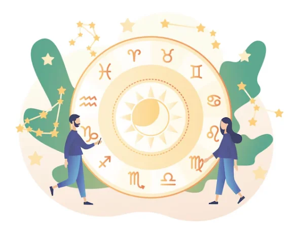 Astrology consultation illustration