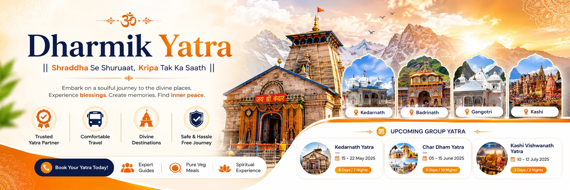 Discover sacred journeys across Bharat